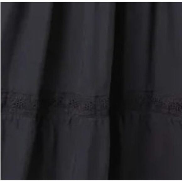 Splendid Dark Gray Tiered Ruffle Sundress Maxi Dress MEDIUM Embroider Boho $188 - Picture 2 of 11